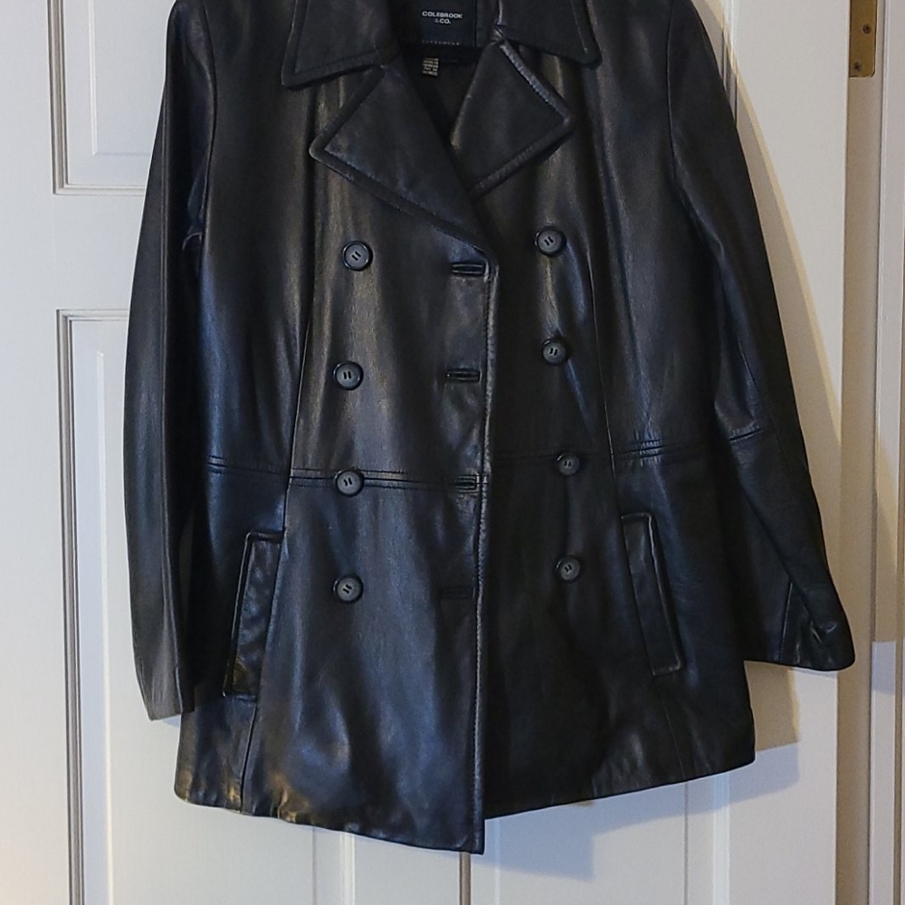 Colebrook Black Leather Jacket - image 5